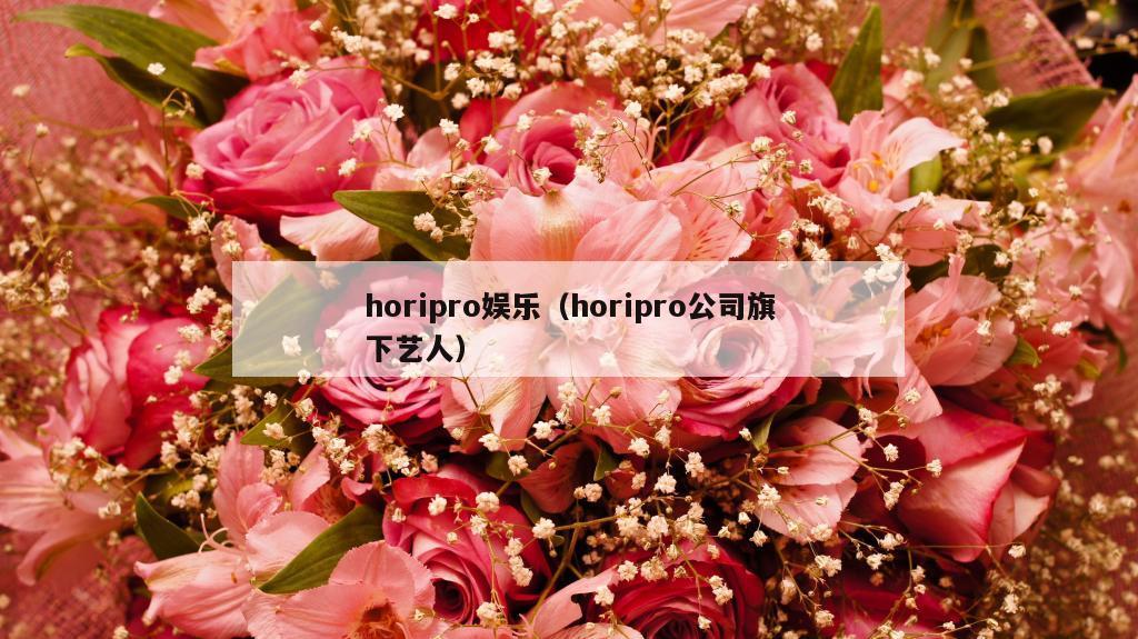 horipro娱乐（horipro公司旗下艺人）