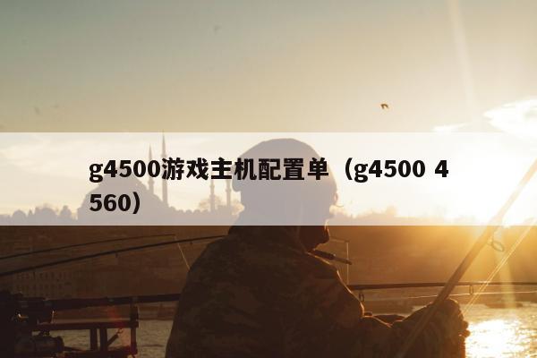 g4500游戏主机配置单（g4500 4560）