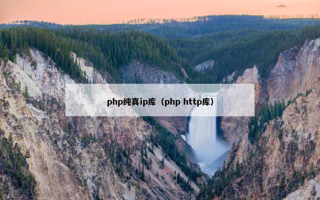 php纯真ip库（php http库）