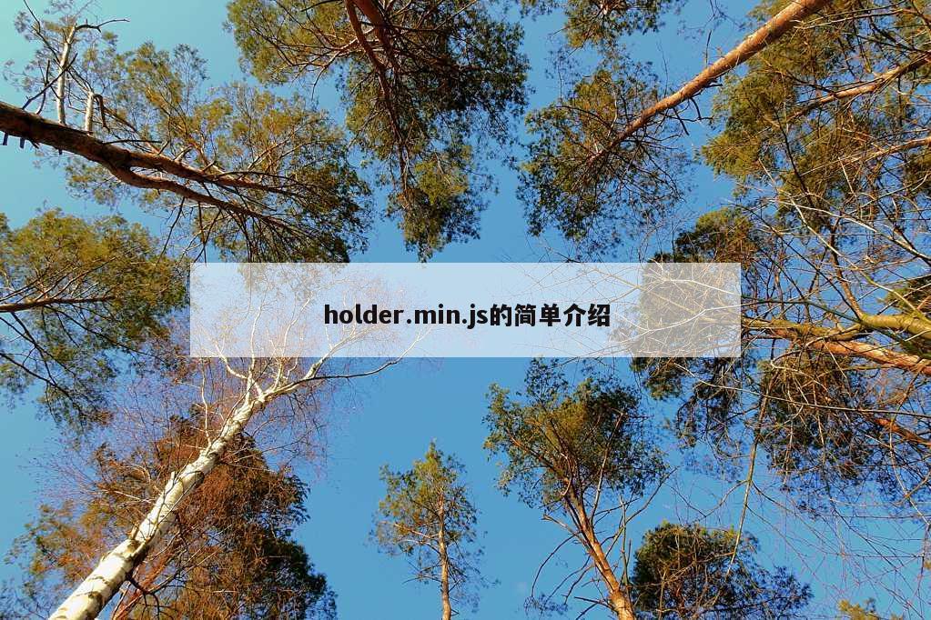 holder.min.js的简单介绍