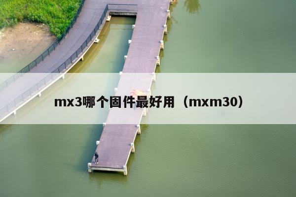 mx3哪个固件最好用（mxm30）