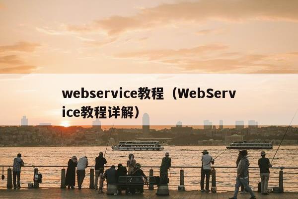 webservice教程（WebService教程详解）