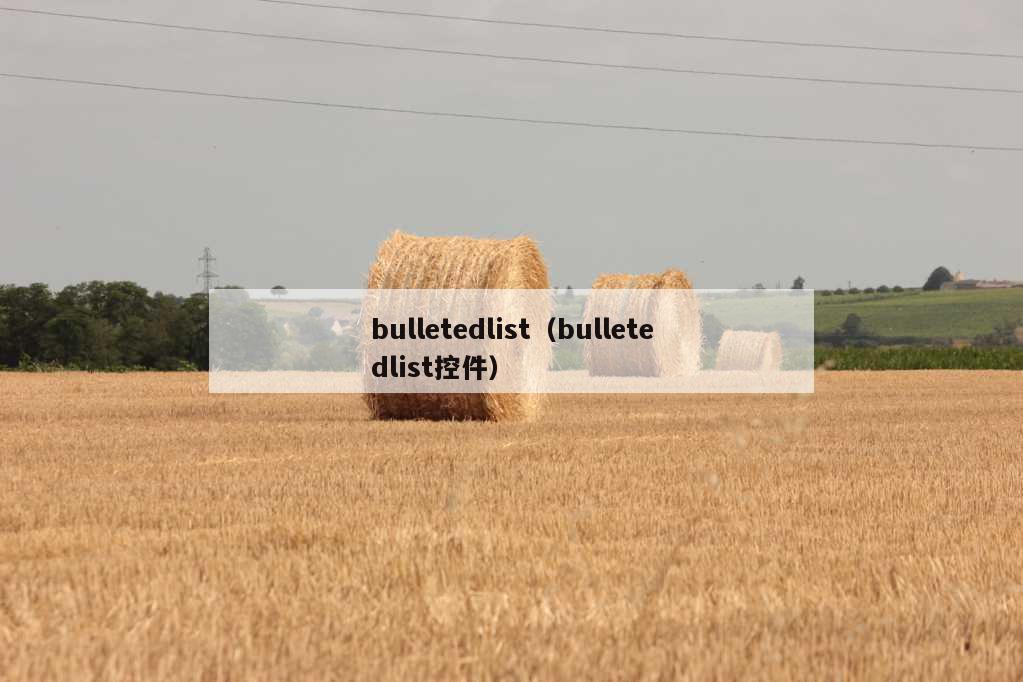bulletedlist（bulletedlist控件）