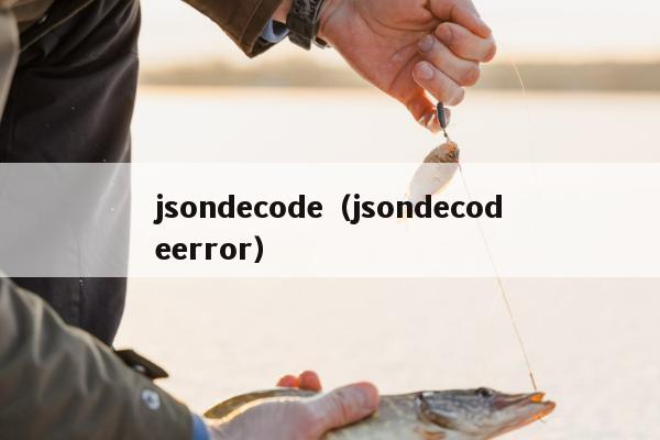 jsondecode（jsondecodeerror）